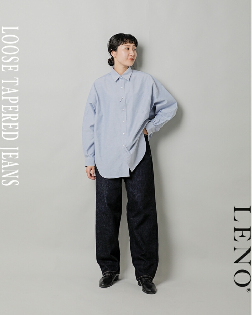 LENO リノ ルーズ テーパード デニム パンツ “LOOSE TAPERED JEANS