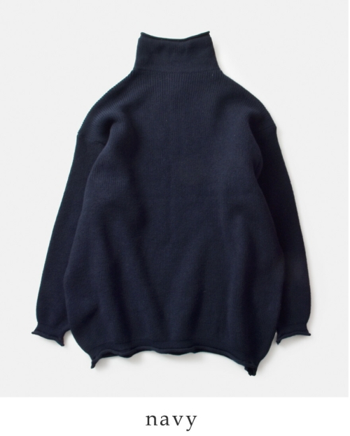 LENO リノ ウール モックネック ニット プルオーバー “MOCK NECK