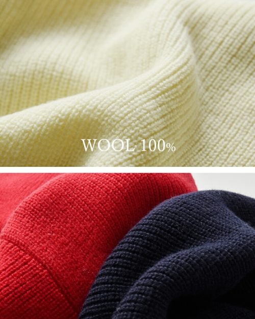 LENO リノ ウール モックネック ニット プルオーバー “MOCK NECK