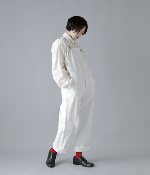 LENO(リノ)セルヴィッチデニムオーバーオール leno-pt005w