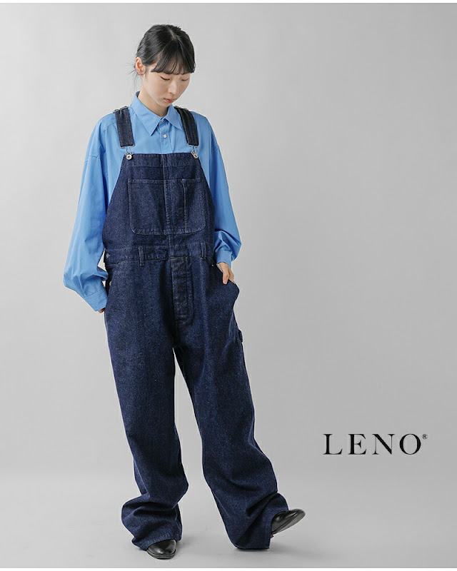 LENO リノ コットン オーバーオール OVERALL leno-pt502 2026ss新作 春