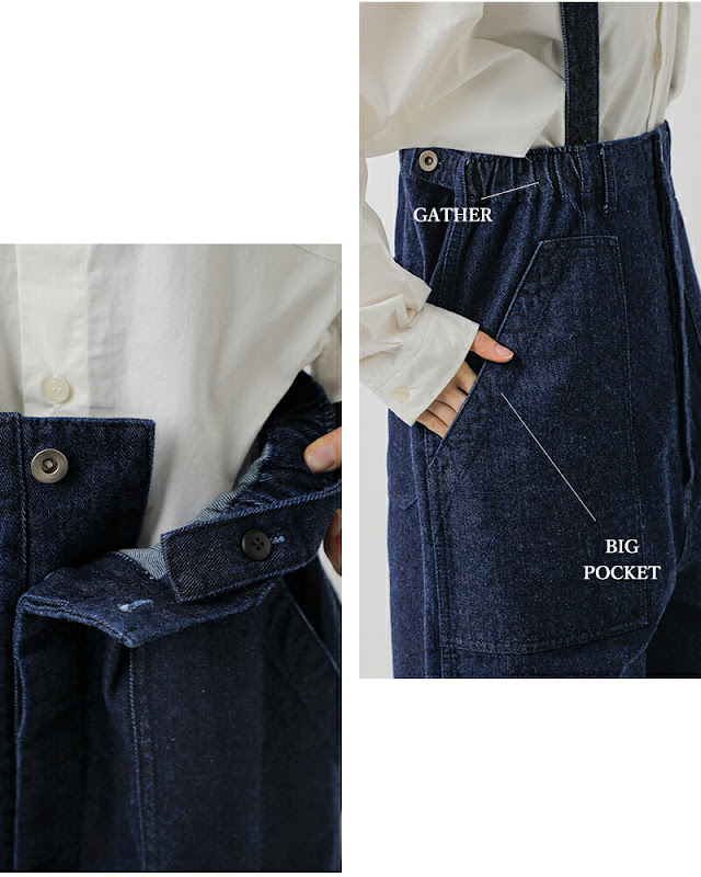 LENO リノ コットン サロペット SALOPETTES leno-pt503 2026ss新作 春