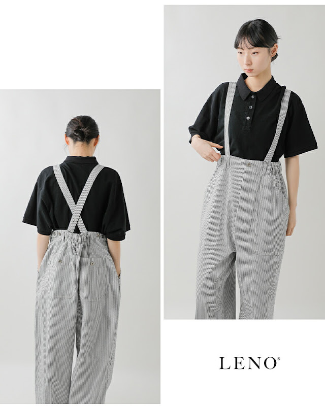 LENO リノ コットン サロペット SALOPETTES leno-pt503 2026ss新作 春