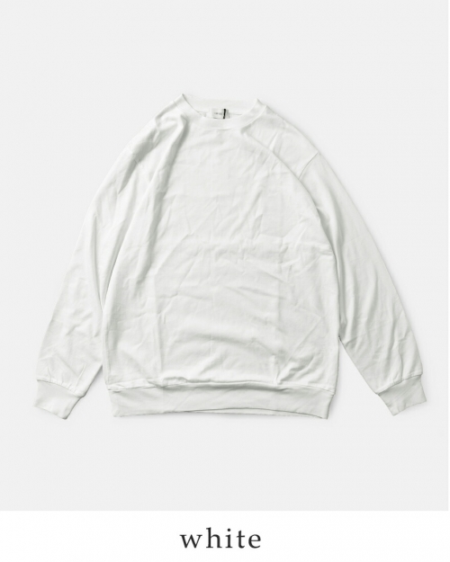 LIFiLL リフィル コットニー 天竺 スウェット 長袖 Tシャツ