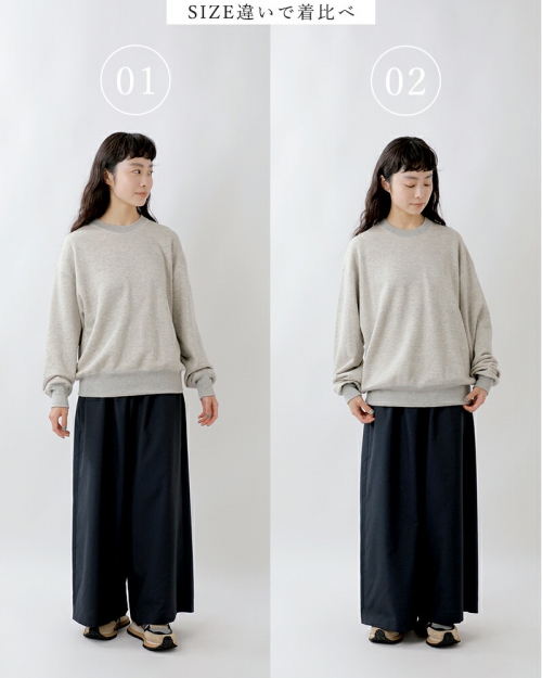 lily♡　ETRE TOKYO コンフィーポロスウェットプルオーバー LIFiLL リフィル コットニー 吊裏毛 オーバーサイズ スウェット
