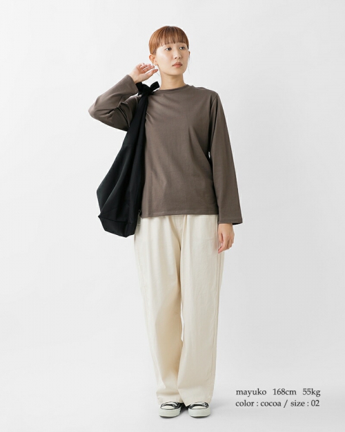 リフィル LIFiLL コットニー 天竺 スリット ロングスリーブ Tシャツ 長袖  COTTONY SLIT LONGSLEEVE TEE lf044-01 レディース 【クーポン対象】 楽天市場】LIFiLL リフィル コットニー 天竺 スリット ロング