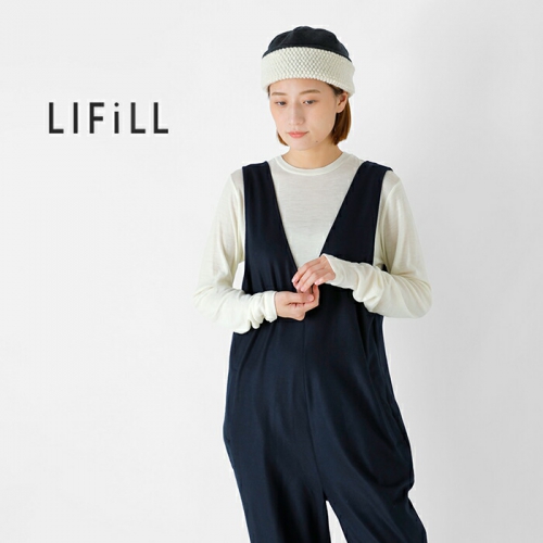 LIFiLL リフィル SUPER140s ピュアウール ストレッチ ロングスリーブ