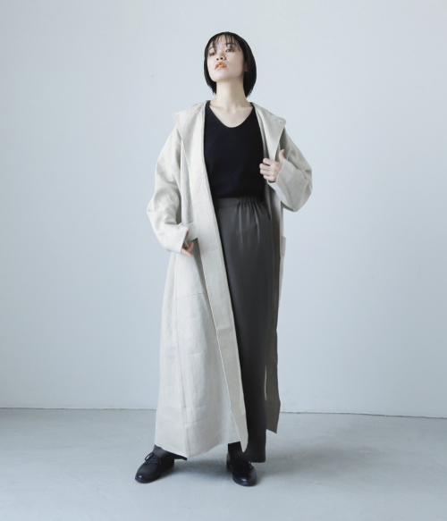 vintage リネンガウン 古着 90s Classic Old West Styles コットン リネン プル