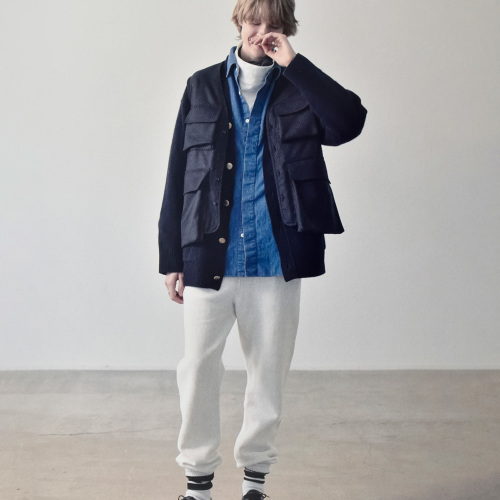 TOUJOURS トゥジュー オーガニック ファイン コットン ジャージー プル