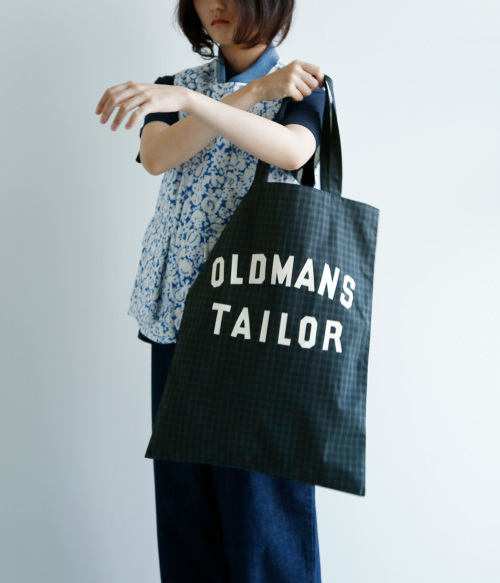 R & D.M.Co- オールドマンズテーラー コットン ロゴプリント チェック