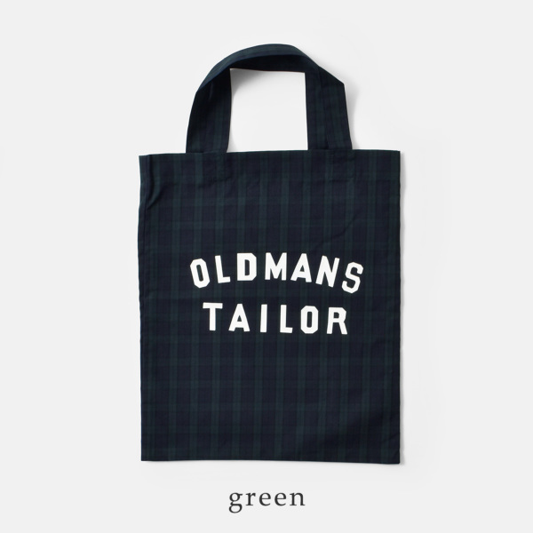 R & D.M.Co- オールドマンズテーラー コットン チェック ロゴプリント