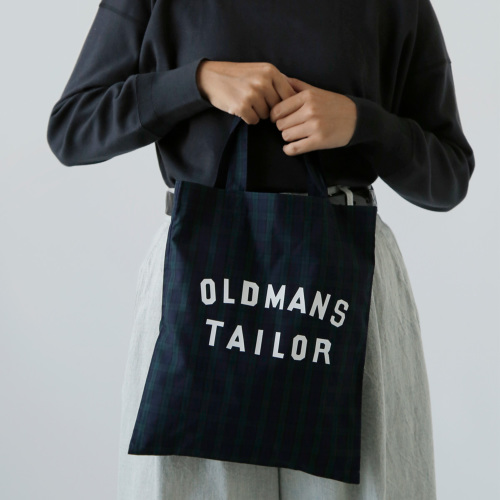 R & D.M.Co- オールドマンズテーラー コットン チェック ロゴプリント