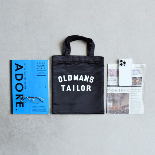 R & D.M.Co- オールドマンズテーラー コットン ナイロン ロゴプリント