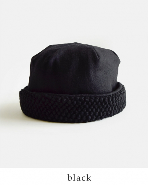 mature ha. マチュアーハ リバーシブル ビーニー “reversible beanie