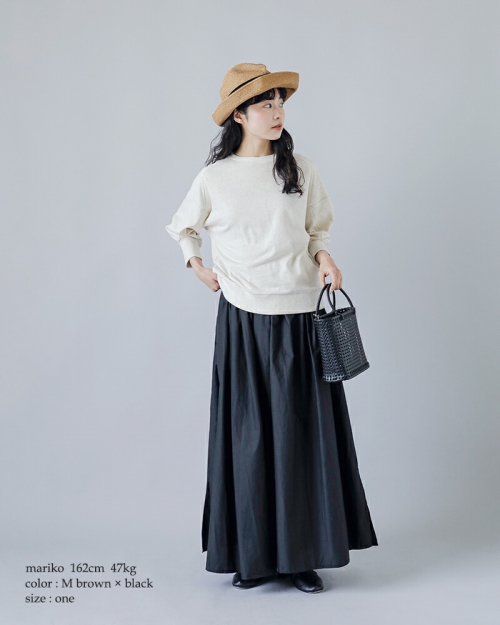 mature ha.(マチュアーハ) aranciato別注 グログランリボン