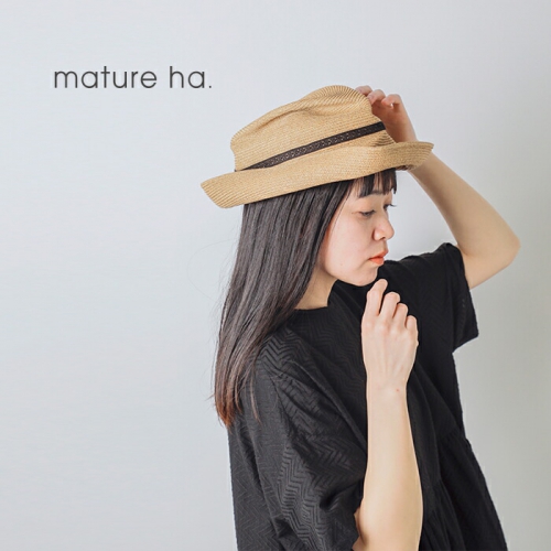 mature ha. マチュアーハ ボックス ハット “BOXED HAT 11cm
