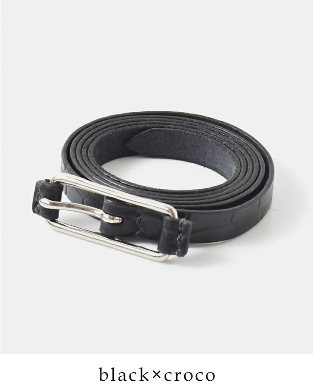 MASTER&Co. マスターアンドコー 型押し レザー ベルト mc1129 | iroma