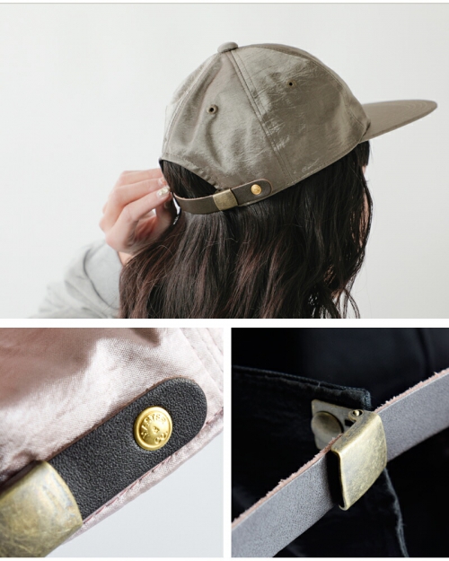 MASTER&Co. マスターアンドコー サテン 6パネル キャップ mc1516-fn