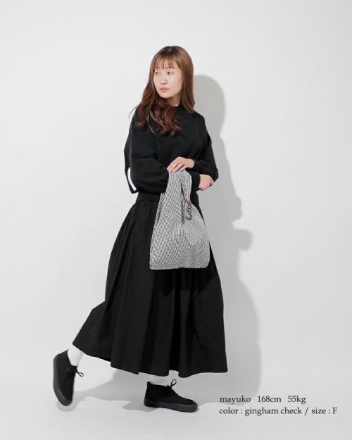 MASTER&Co. マスターアンドコー チャーム付き コットン ギンガム
