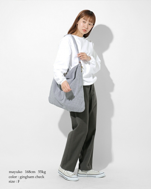 MASTER&Co. マスターアンドコー チャーム付き コットン ギンガム