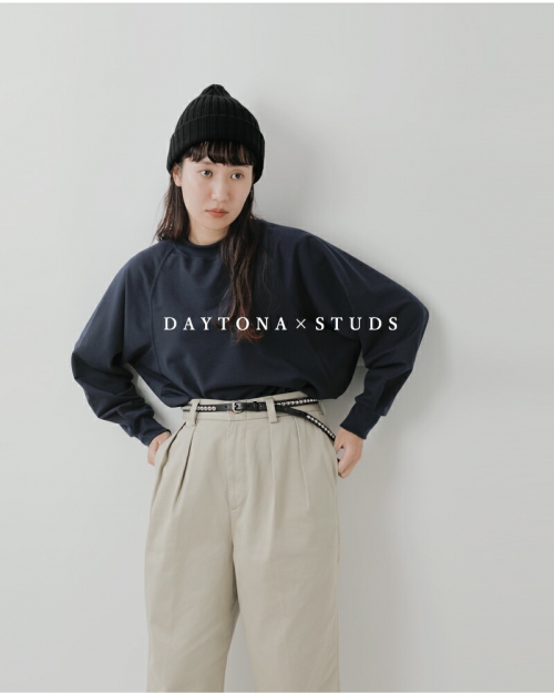 MASTER&Co. マスターアンドコー デイトナ スタッズ レザー ベルト