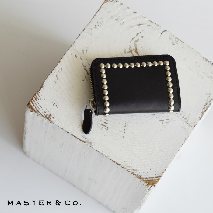 MASTER&Co. マスターアンドコー ブッテーロレザー スタッズ ウォレット