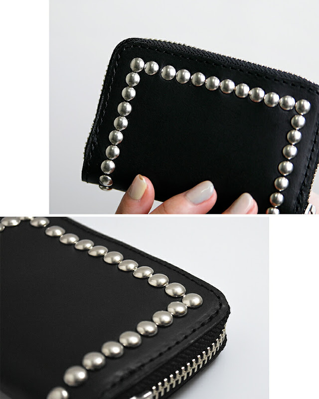 MASTER&Co. マスターアンドコー ブッテーロレザー スタッズ ウォレット