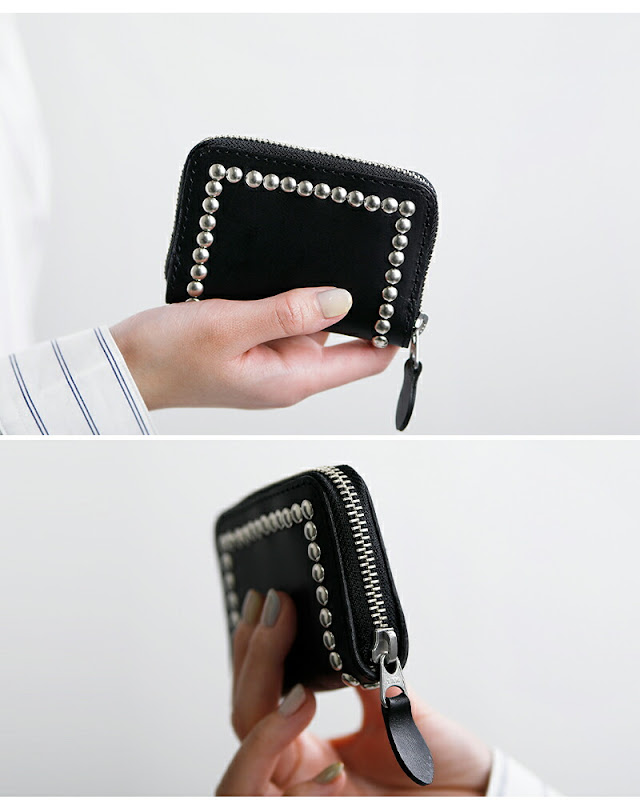 MASTER&Co. マスターアンドコー ブッテーロレザー スタッズ ウォレット