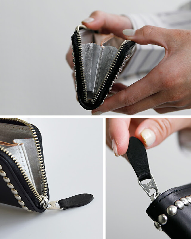 MASTER&Co. マスターアンドコー ブッテーロレザー スタッズ ウォレット