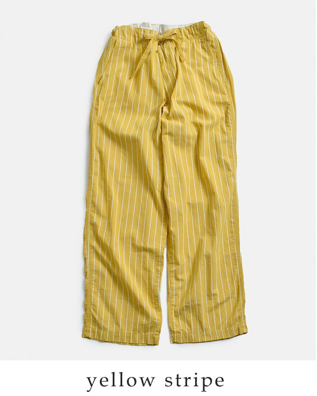 MASTER&Co. マスターアンドコー コットンストライプ ドローストリング