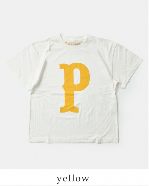 MASTER&Co. マスターアンドコー コットン アルファベット T