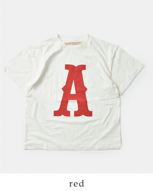 MASTER&Co. マスターアンドコー コットン アルファベット T