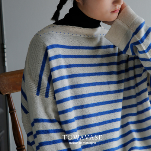 TOWAVASE トワヴァーズ maison de montagne カシミヤ ボートネック