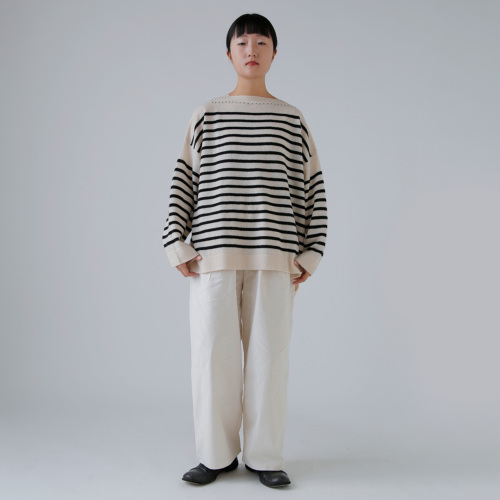 TOWAVASE トワヴァーズ maison de montagne カシミヤ ボートネック TOWAVASE トワヴァーズ maison de montagne カシミヤ ボートネック