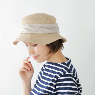 mature ha. (マチュアーハ)jute drape cap