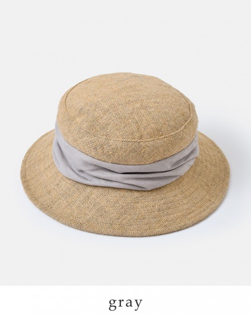 mature ha.(マチュアーハ)ジュートドレープハット“jute drape hat 