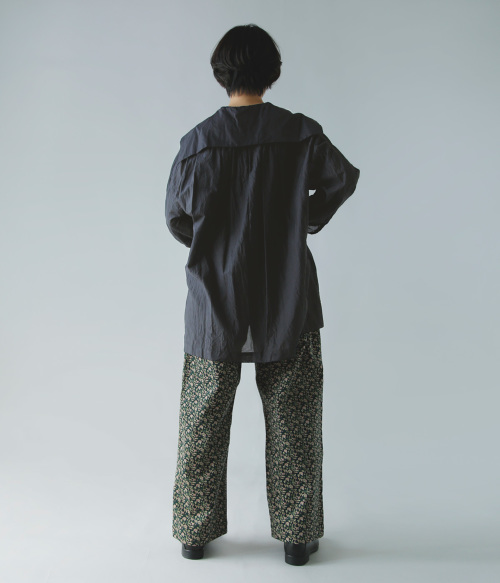 TOUJOURS トゥジュー ディファレント カウント コットン シルク カディ