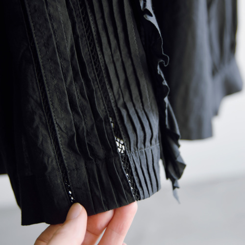 TOUJOURS トゥジュー ファインヤーン コットンクロス レース