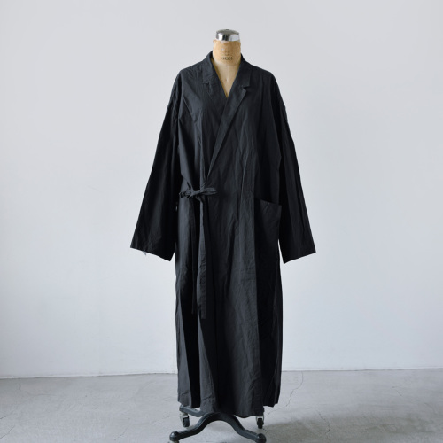 TOUJOURS トゥジュー シャドウ グレン プレイド コットン ガウン