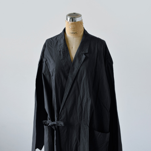 TOUJOURS トゥジュー シャドウ グレン プレイド コットン ガウン