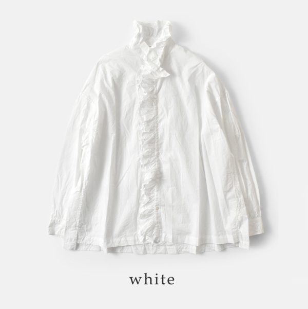 TOUJOURS トゥジュー シャドウ グレン プレイド コットン シャツ