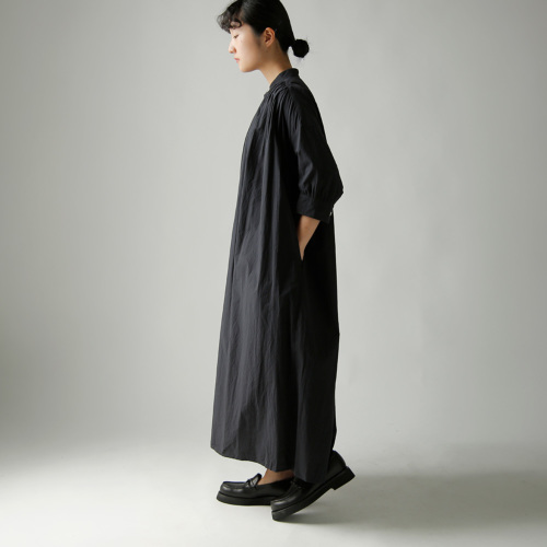 【トミンジュンさま専用】YONFA SS20 コクーンシャツドレス  S TOUJOURS トゥジュー ファインヤーンコットン シャツドレス “Half
