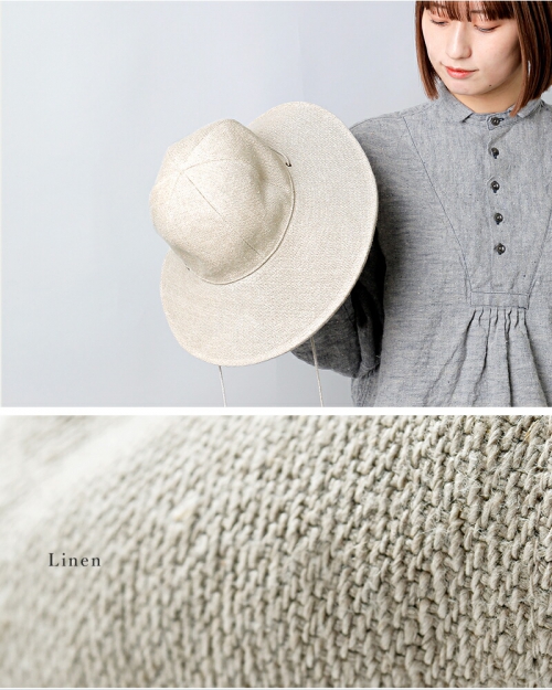 mature ha.｜リネン ガーデン ハット 帽子 “linen garden hat