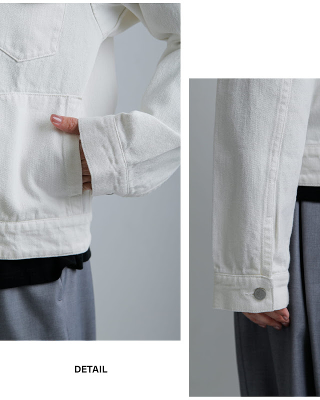 Si-Si-Si スースースー デニム バンドカラー ジャケット BASIC DENIM