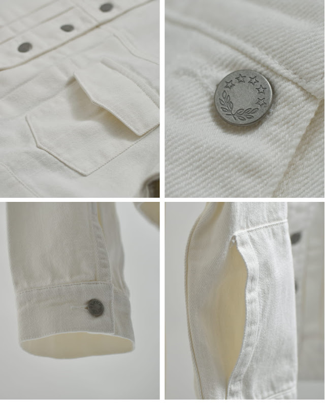 Si-Si-Si スースースー デニム バンドカラー ジャケット BASIC DENIM