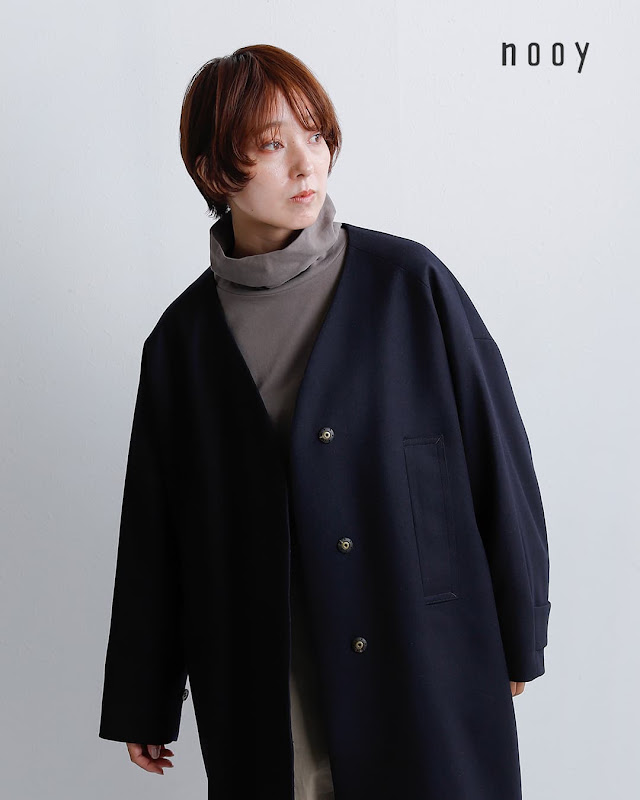 nooy ヌーイ SUPER120s ウールフラノ レイクコート nct26a04 2026aw