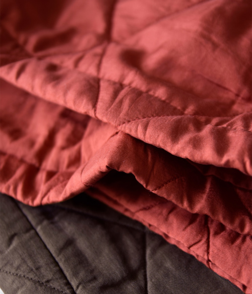 maison de soil（メゾンドソイル） | QUITED SILK COAT