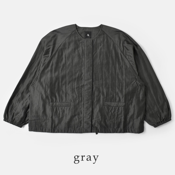 maison de soil メゾン ド ソイル キルテッド コットンシルク ラグラン