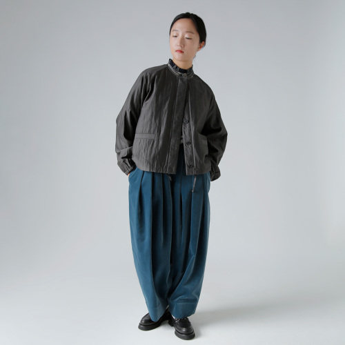 maison de soil メゾン ド ソイル キルテッド コットンシルク ラグラン