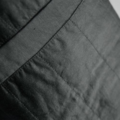【新品未使用】メゾンドソイル2025A/W コットンシルクラグランコート レッド maison de soil PADDED SILK FLOWER V-COLLAR COAT - BLACK-,Narumi